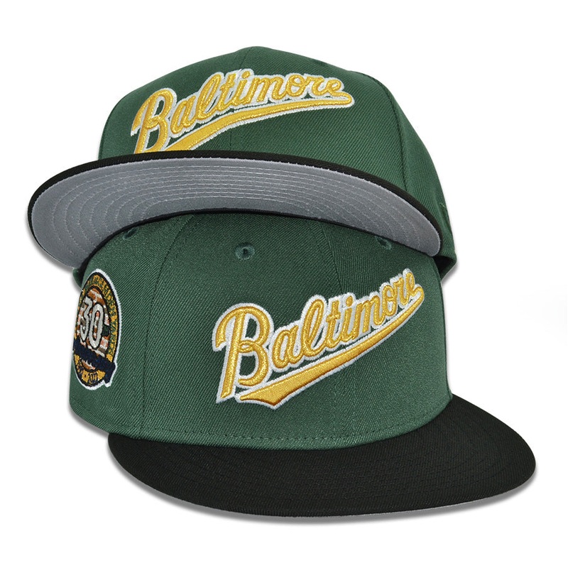 Baltimore Orioles “CLOVERDALE” Exclusive New Era 59Fifty Fitted Hat – Cilantro/Black 6 7/8