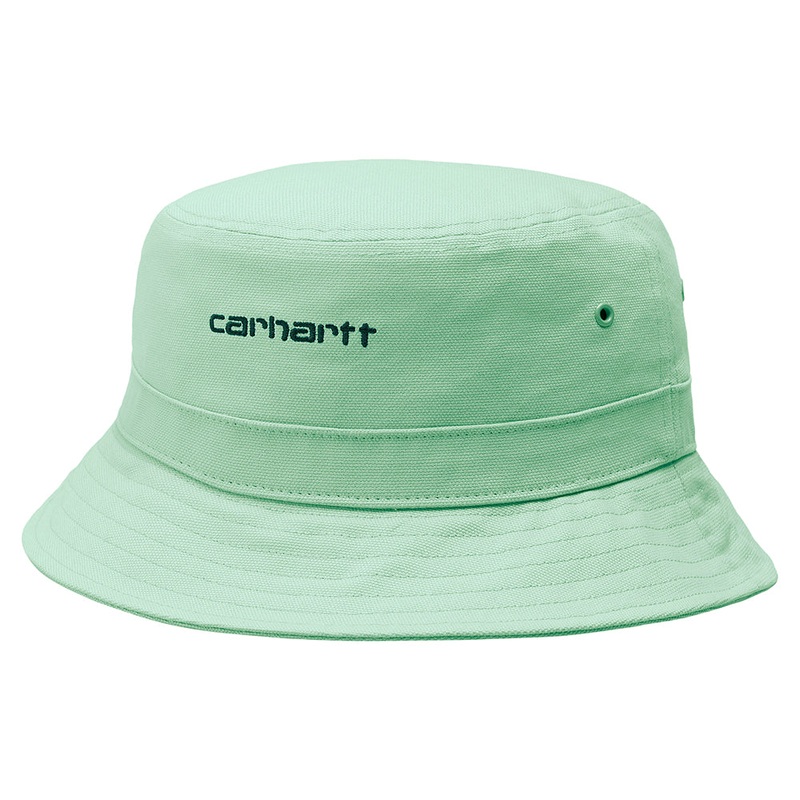 Carhartt WIP Hats Cotton Canvas Script Bucket Hat – Mint Small/Medium