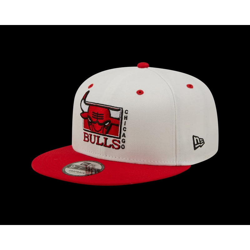 Chicago Bulls 9FIFTY White Crown White Cap M-L