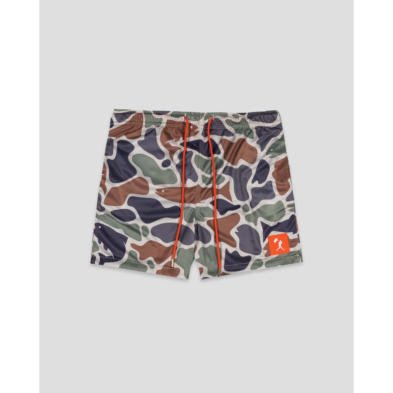 Fishing Club Angler Camo Diamond Air Mesh Shorts – Youth Youth Small