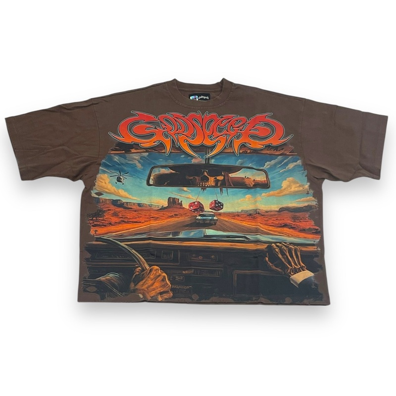 GODSPEED ON THE RUN TEE (MOCHA) TEE XS