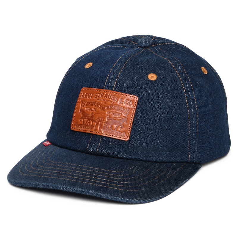 Levi’s Hats Relaxed Heritage Denim Baseball Cap – Dark Blue Adjustable