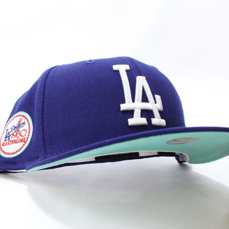 Los Angeles Dodgers 1980 All-Star Game New Era 59Fifty Fitted Hat (Mint Under Brim) 7