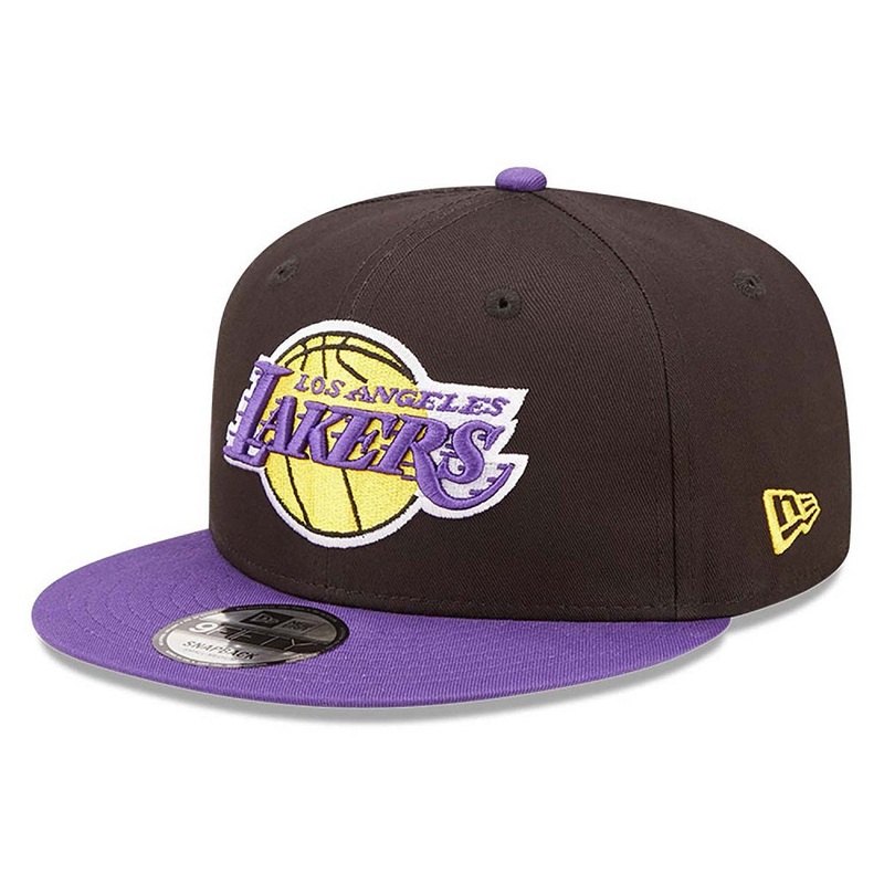 Los Angeles Lakers 9FIFTY Team Patch Black/Purple Cap S-M