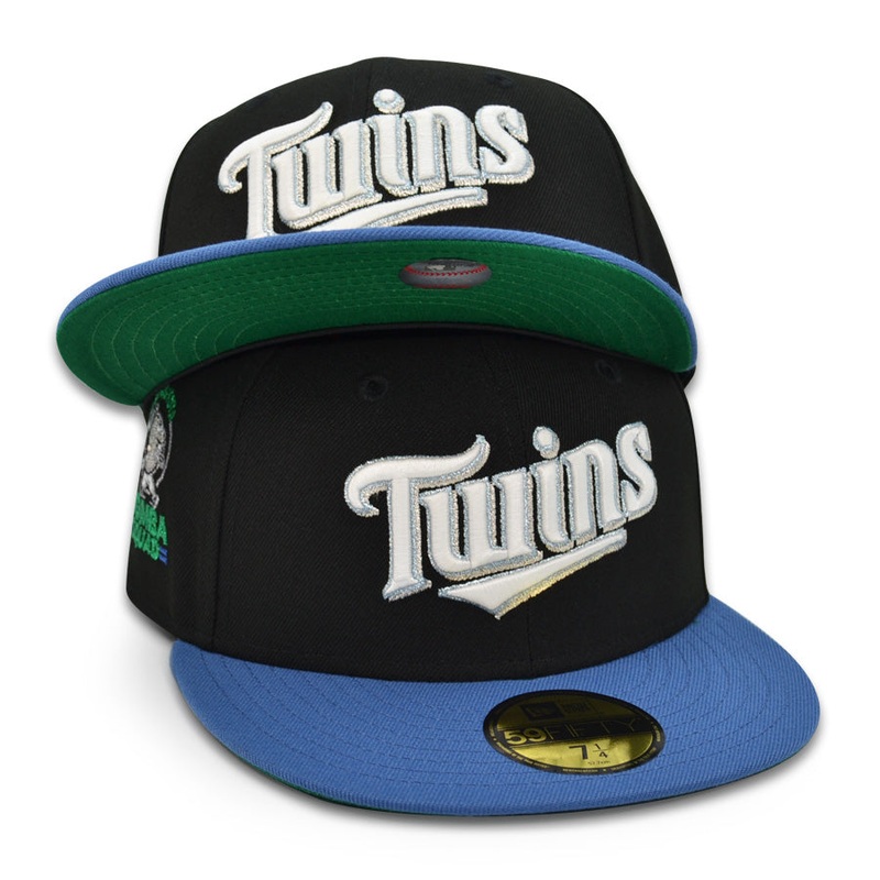Minnesota Twins “BIG TICKET” Exclusive New Era 59Fifty Fitted Hat – Black/Indigo 6 7/8