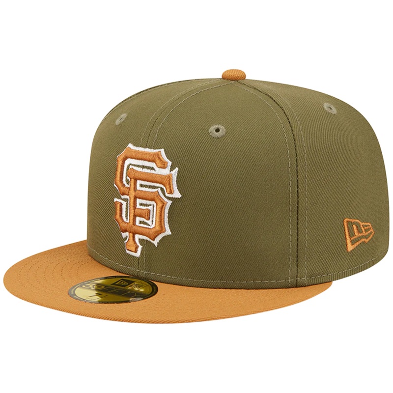 New Era San Francisco Giants Olive/Brown Two-Tone Color Pack 59FIFTY Fitted Hat