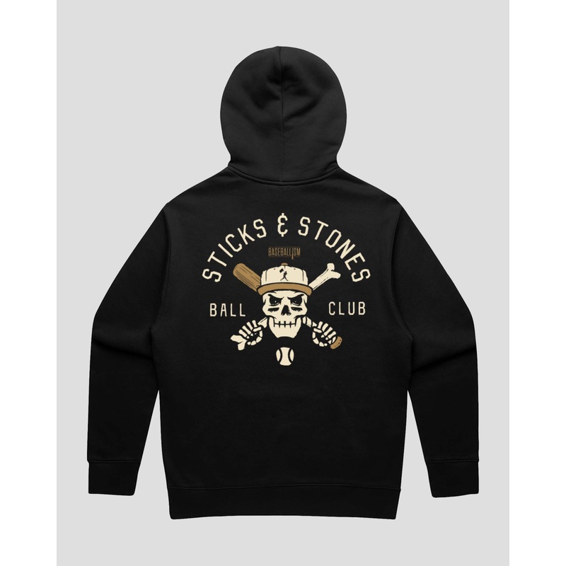 Sticks and Stones Relaxed Fit Hoodie XS