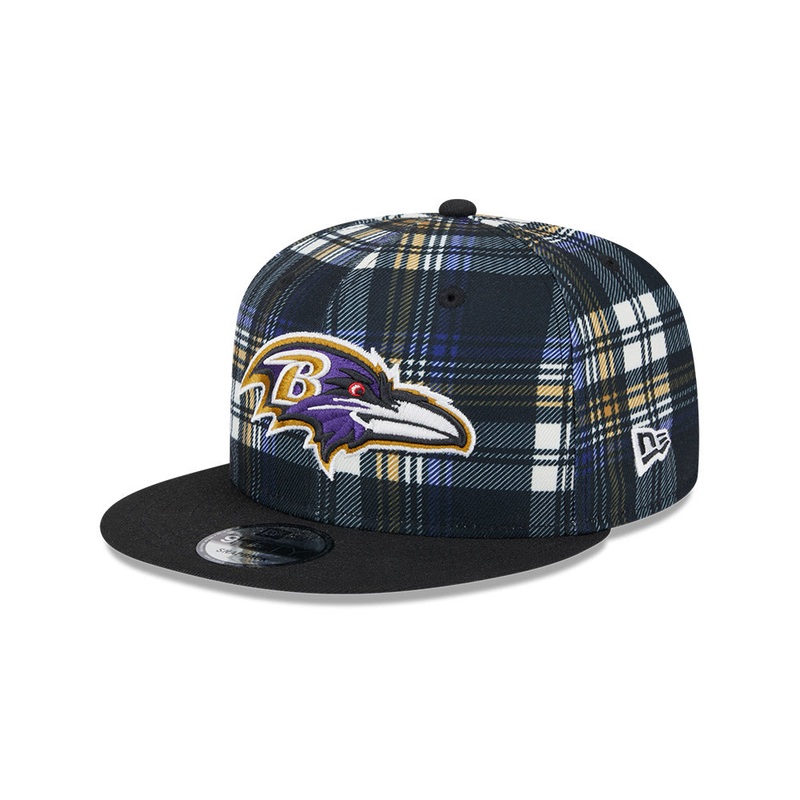 Baltimore Ravens New Era 2024 Sideline Statement 9FIFTY Snapback Hat – Black