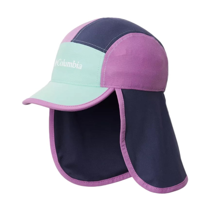 Columbia Hats Kids Cachalot II Flap Cap – Mint-Purple-Navy Kids – 1-Size