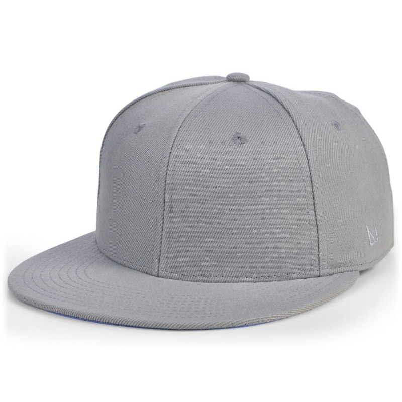 Crowns By Lids Full Court Fitted UV Cap – Grey/Light Blue 634