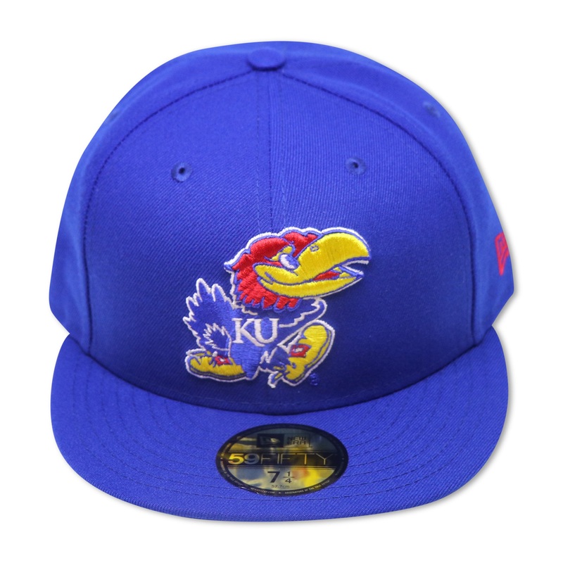 KANSAS JAYHAWKS NEW ERA 59FIFTY FITTED 67/8