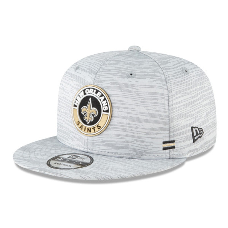 New Orleans Saints New Era 2020 NFL Sideline Official 9FIFTY Snapback Hat – Gray