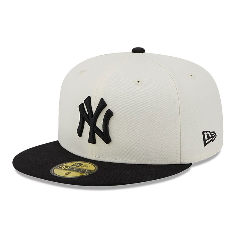 New York Yankees 59FIFTY Championships White/Black Cap 6-7/8