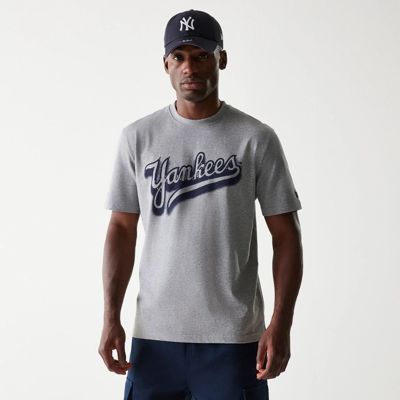 New York Yankees OVO x MLB Grey T-Shirt 4XL