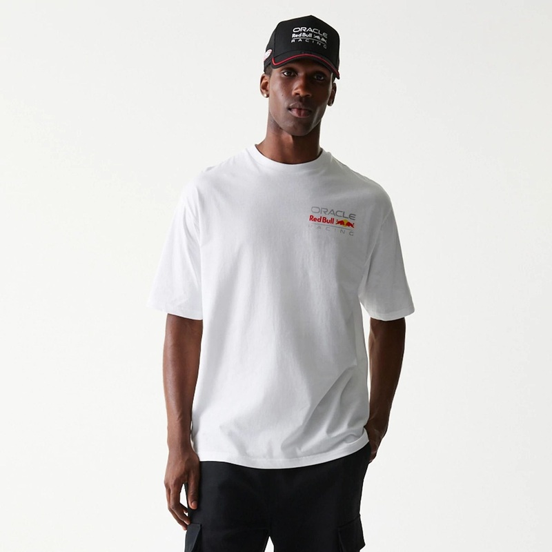 Red Bull Racing White Oversized T-Shirt XS