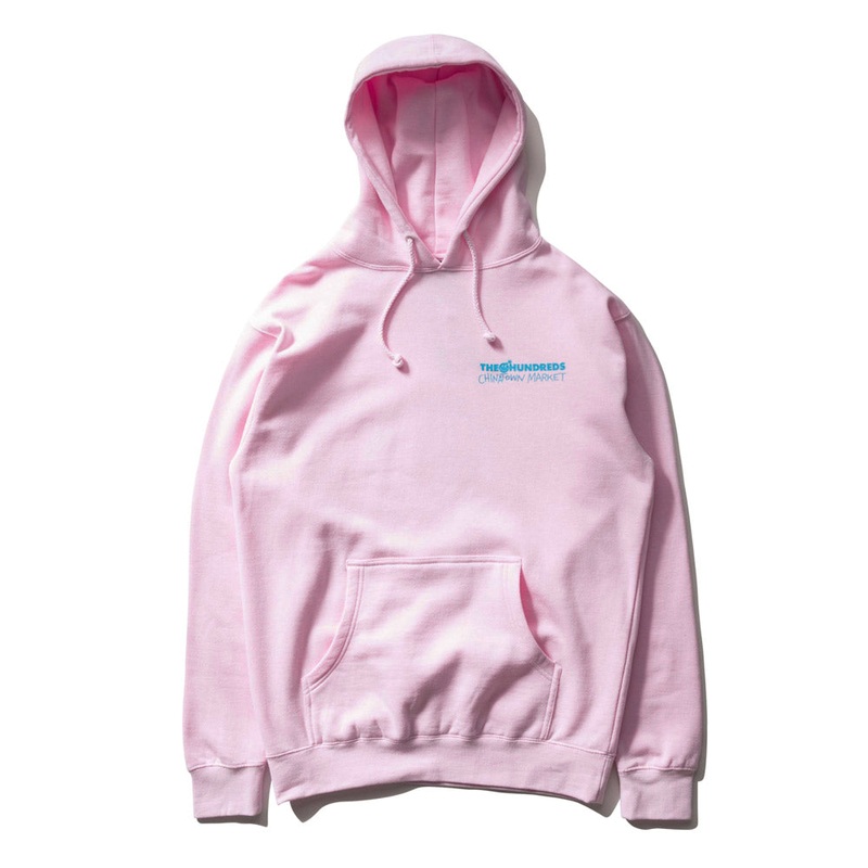 The Hundreds x Chinatown Market Crossout Adam Pullover (Pink) m