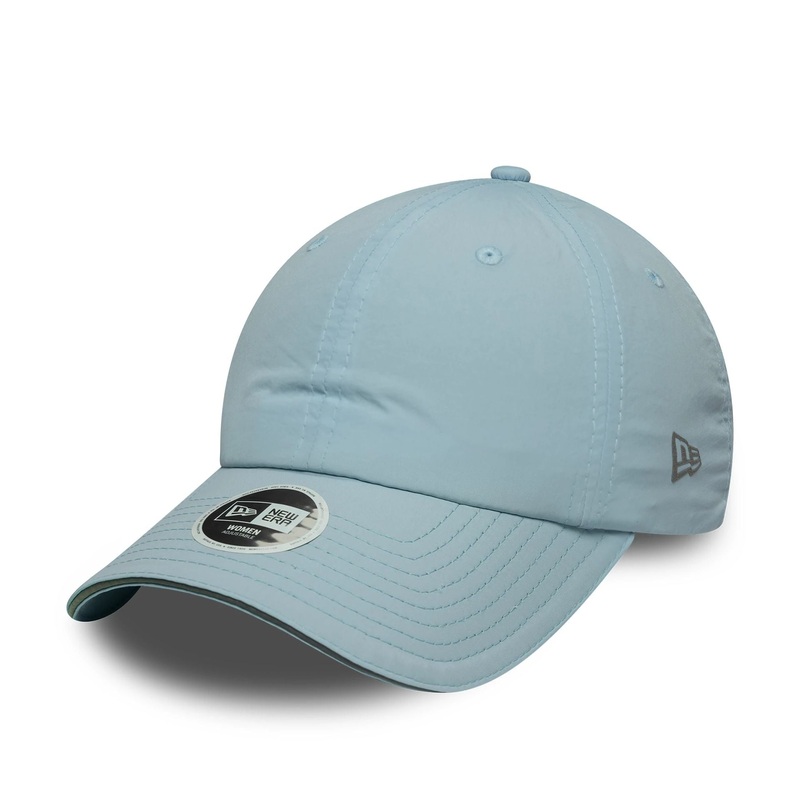 Womens New Era Pastel Blue Pony Tail Adjustable Cap OSFM
