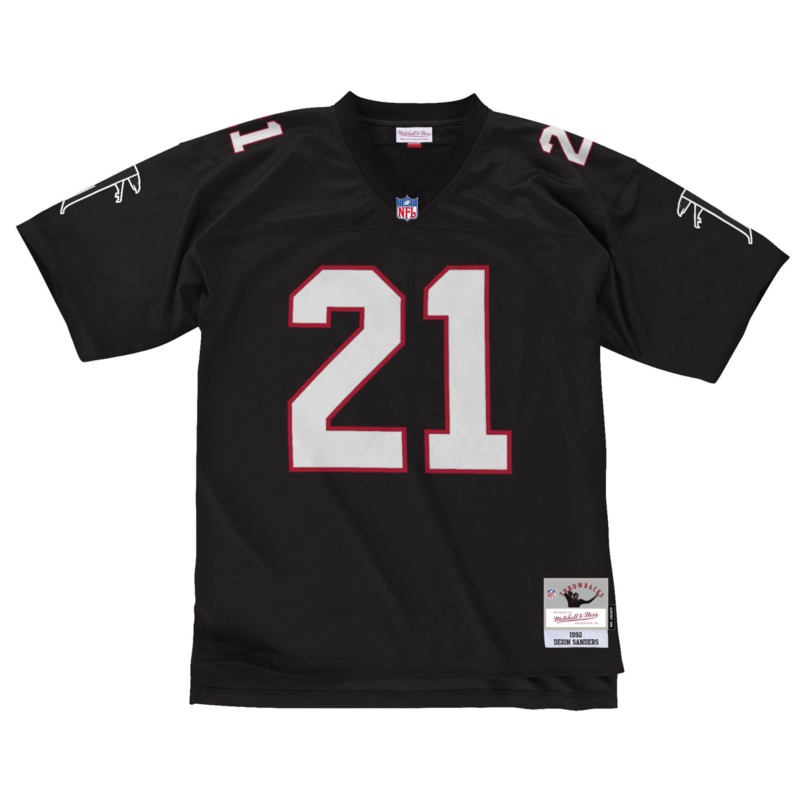 ATLANTA FALCONS Deion Sanders # 21 Mitchell and Ness Jersey m