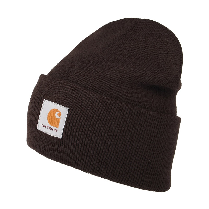 Carhartt WIP Hats Watch Cap Beanie Hat – Dark Brown 1-Size