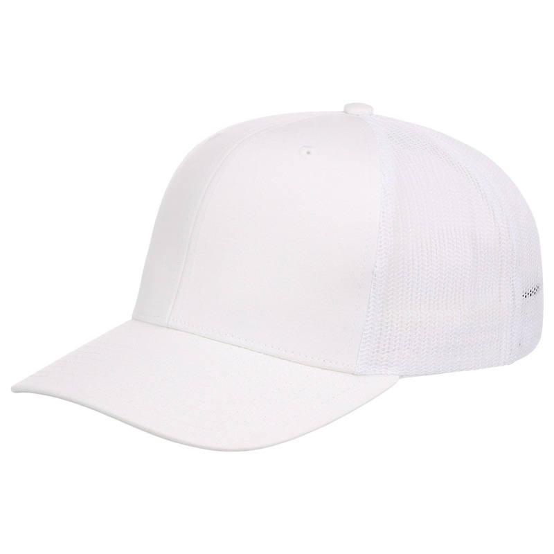 Crowns By Lids Slam Dunk Trucker Cap – White/White Adjustable