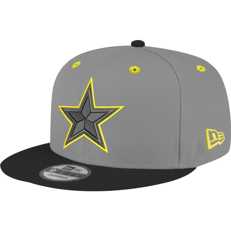 Dallas Cowboys New Era VOLT 9Fifty Snapback Hat – Gray/Black/Volt