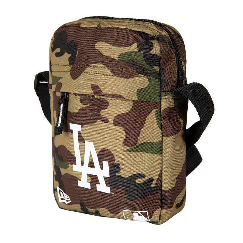 LA Dodgers Woodland Camo Side Bag OSFM