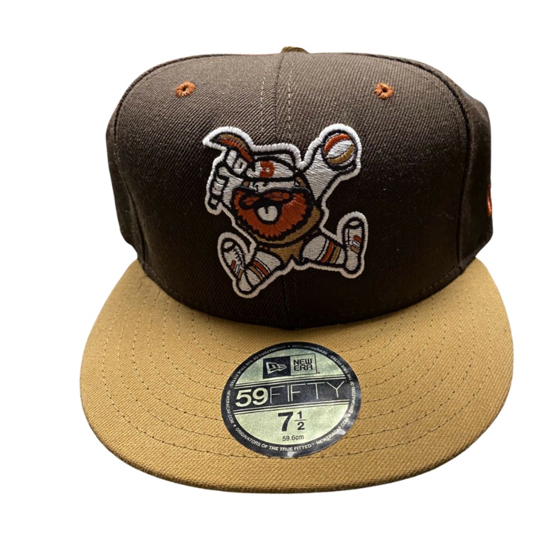 New Era Denver Nuggets Brown 1974 Throwback Logo Hardwood Classics 59FIFTY Fitted Hat