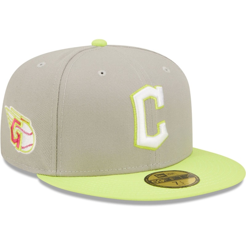New Era Gray Cleveland Guardians Cyber 59FIFTY Fitted Hat