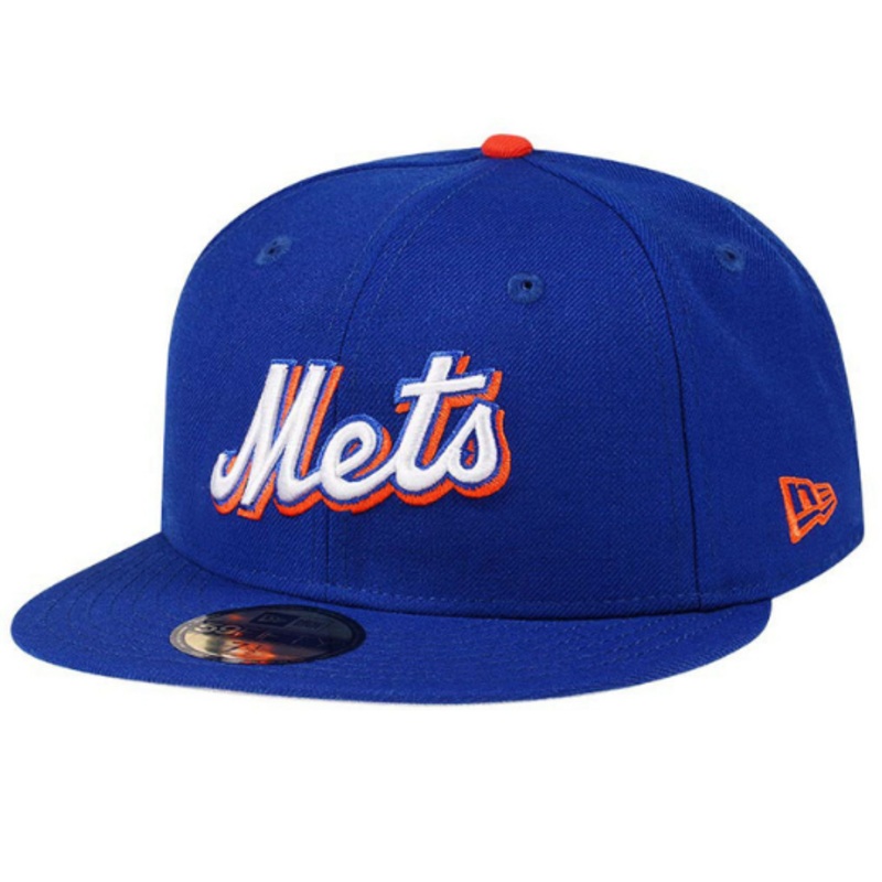 New Era New York Mets Jersey Fit Blue & Orange 59FIFTY Fitted Hat