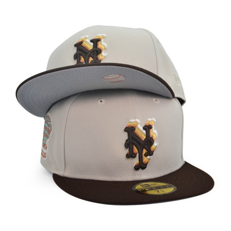 New York Mets 1964 ALL-STAR GAME Exclusive New Era 59Fifty Fitted Hat – Stone/Burntwood 6 7/8