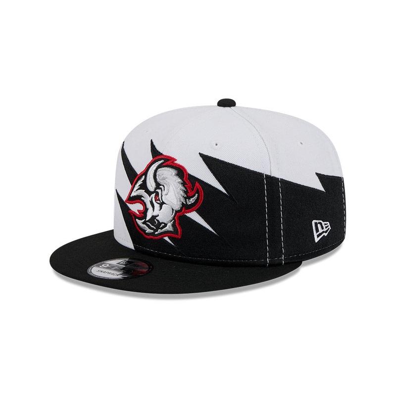 Buffalo Sabres New Era JAGGED 9Fifty Snapback Hat = Black/Red