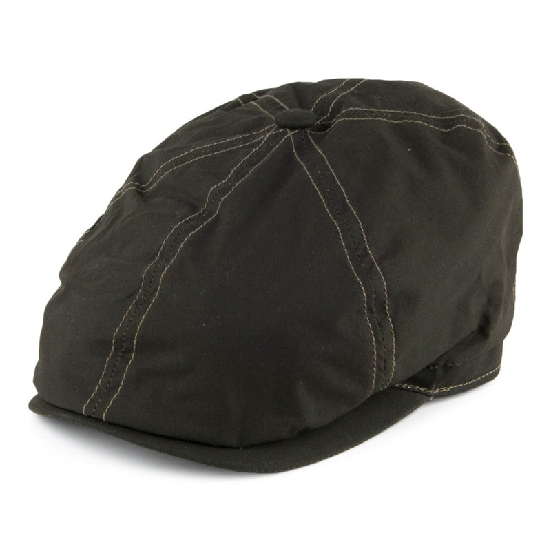 Failsworth Hats Hudson Dry Wax Newsboy Cap – Olive S