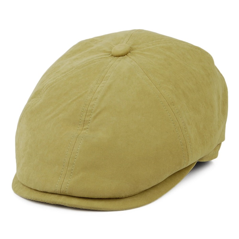 Failsworth Hats Micro Hudson Newsboy Cap – Lime S