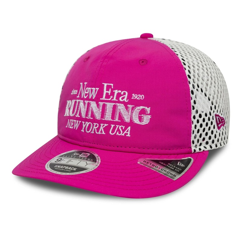 New Era Running Dark Red Retro Crown 9FIFTY Adjustable Cap S-M