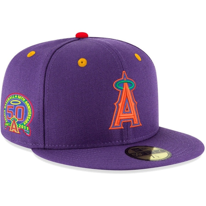 New Era x Lids HD  Anaheim Angels ROYGBIV 2.0 59FIFTY Fitted Cap