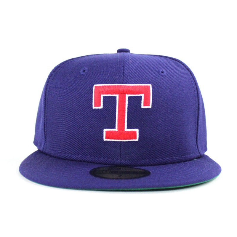 Texas Rangers 1986-91 New Era 59Fifty Fitted Hat (Blue Green Under Brim) 7