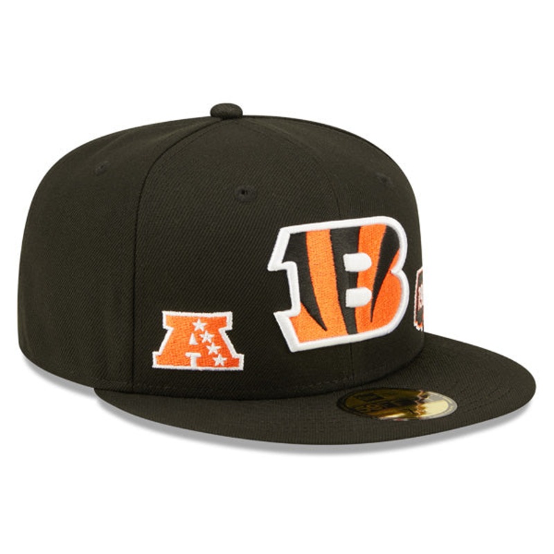 Cincinnati Bengals New Era TEAM IDENTITY Exclusive NFL Fitted 59Fifty Hat 7