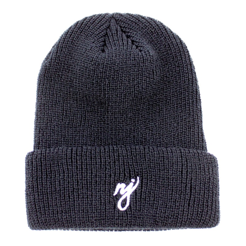 ECapCity x Halftime NJ Script Beanie (Black White) One size