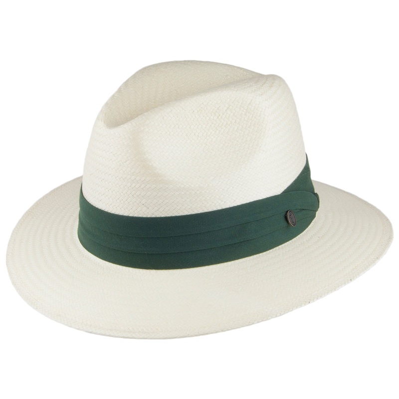 Jaxon & James Ivory Toyo Safari Fedora With Green Band Wholesale Pack Prepack
