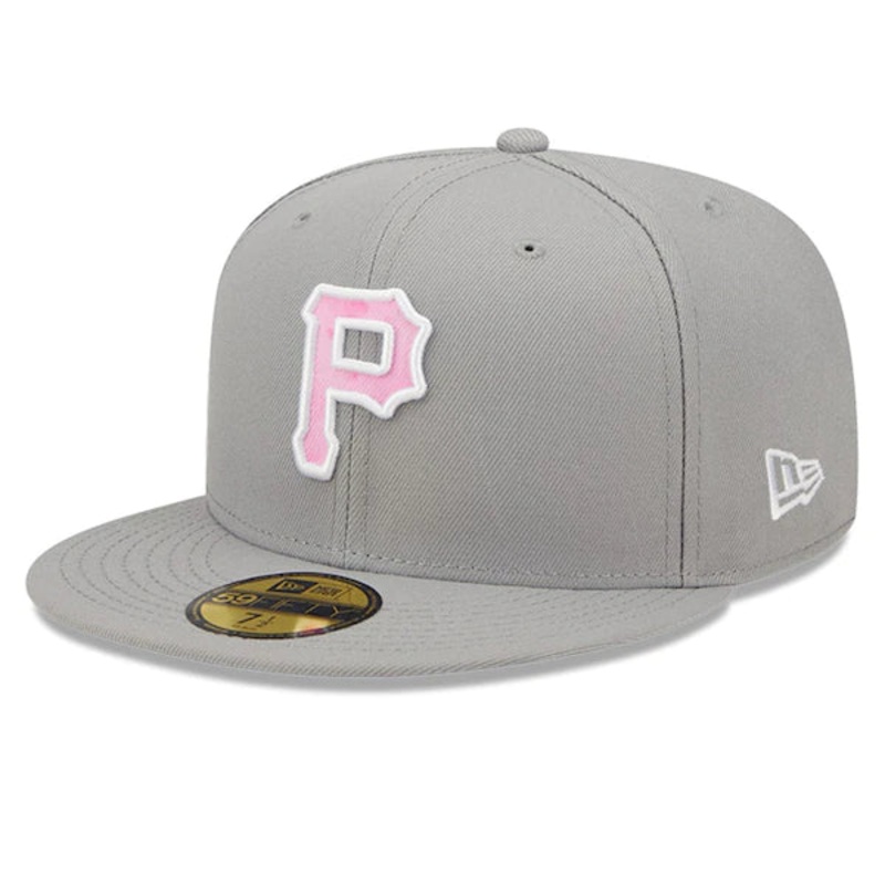 New Era Pittsburgh Pirates Gray 2022 Mother’s Day On-Field 59FIFTY Fitted Hat