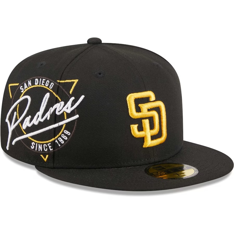 New Era San Diego Padres Black Neon Emblem 2023 59FIFTY Fitted Hat