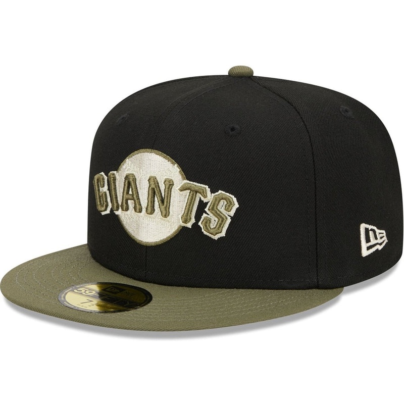 New Era San Francisco Giants Black & Olive Green 2023 59FIFTY Fitted Hat