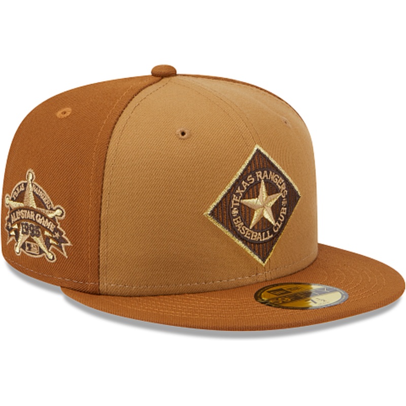 New Era Texas Rangers Tri-Tone Brown 2023 59FIFTY Fitted Hat