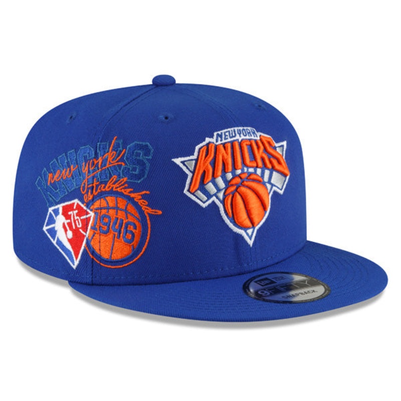 New York Knicks New Era 2022 Back Half 9FIFTY Snapback Adjustable Hat – Royal