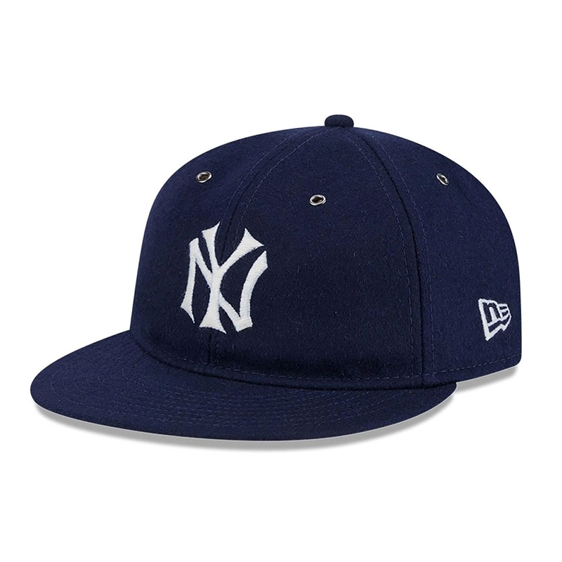 New York Yankees Wool Navy Retro Crown 59FIFTY Fitted Cap 6 7/8