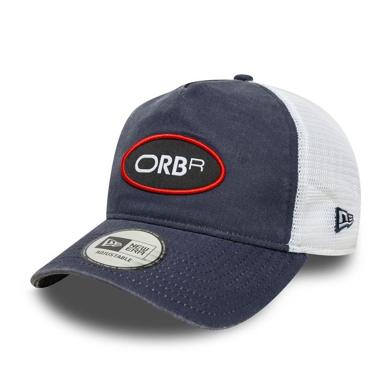 Red Bull Racing ORBR Dark Blue 9FORTY E-Frame Trucker Adjustable Cap OSFM