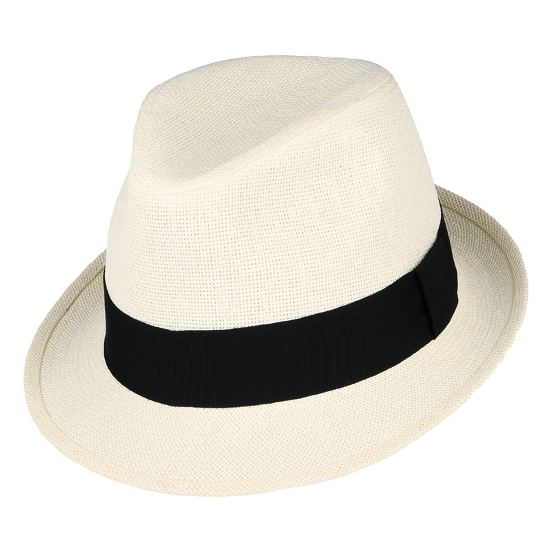 Failsworth Hats Toyo Straw Trilby Hat – Natural S