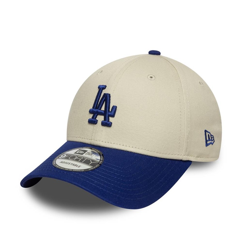 Los Angeles Dodgers 9FORTY MLB Colour Block Stone Cap One Size