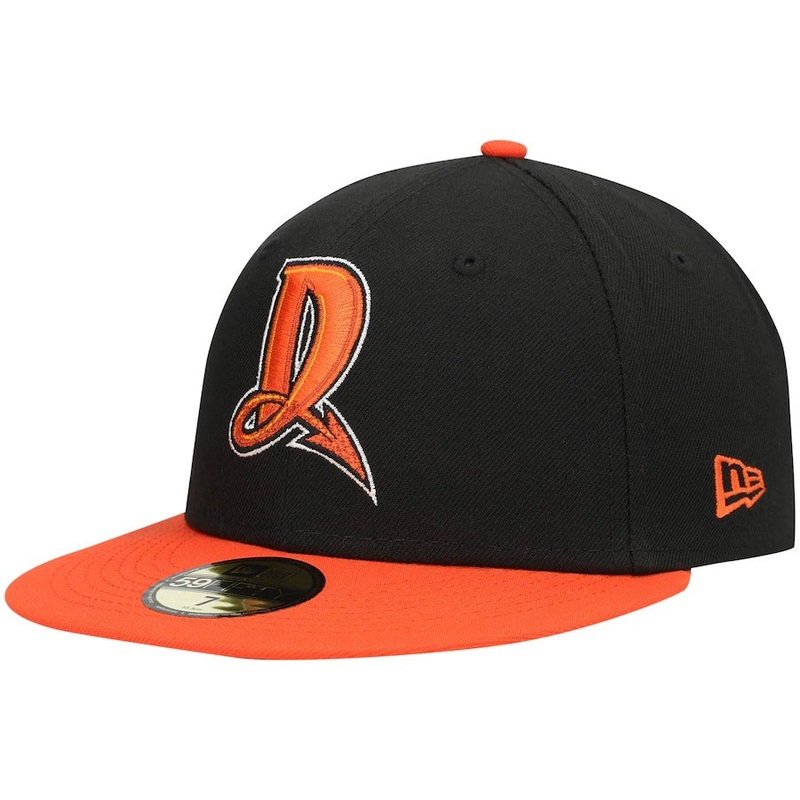 New Era Dayton Dragons Black Authentic Collection Team Alternate 59FIFTY Fitted Hat