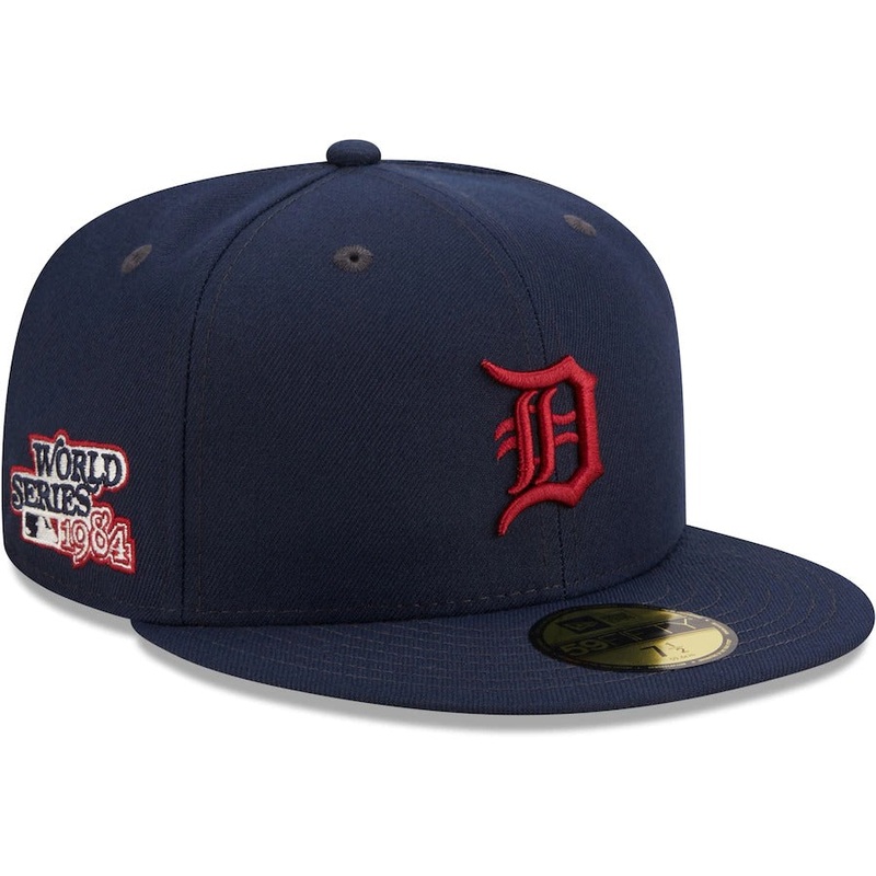 New Era Detroit Tigers Cranberry Bog 1984 World Series 59FIFTY Fitted Hat